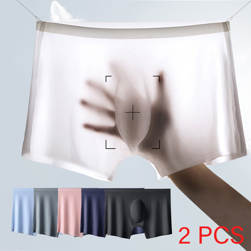 Multi Pack Underwear - 2 Teile/los männer Ultra-dünne Höschen Sommer