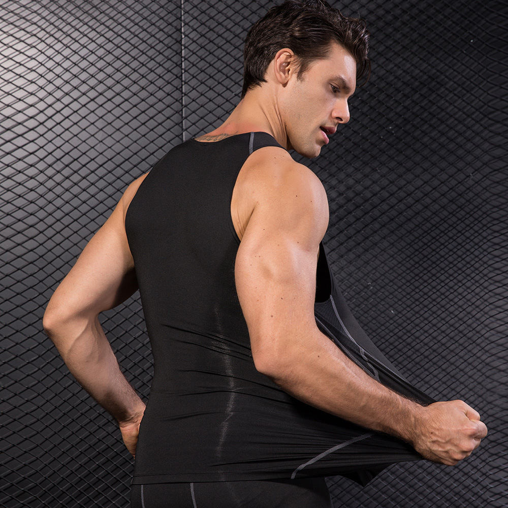 Männer schwarz Sport dünne Wes – Base Layer Top Bewertung und Preis
