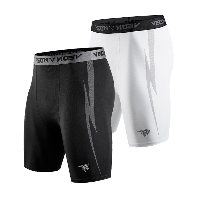 Schwarze Kompression shorts Mä – Compression Shorts Athletes Bewertung und Preis